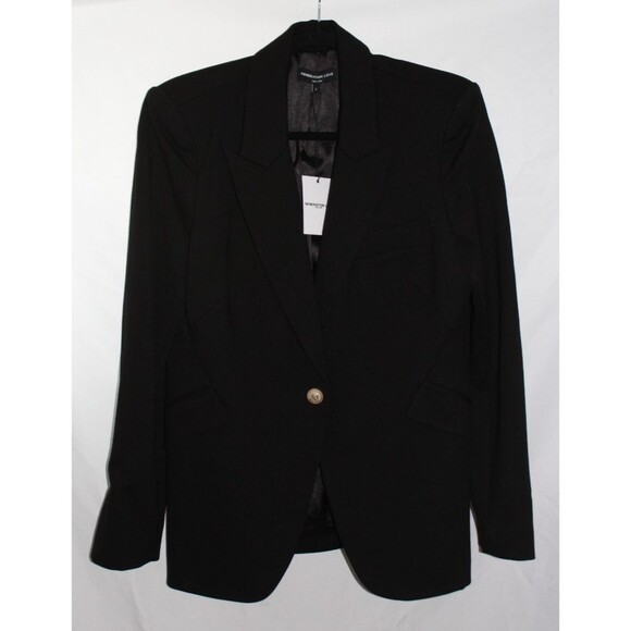 Generation Love Royce Ponte Black Blazer Size L Gold Buttons NWT $415 - Picture 5 of 8
